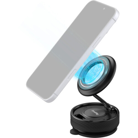 SmallRig 6786 - przyssawka 74mm, uchwyt/mocowanie magnetyczne do smartfona - przykład użycia